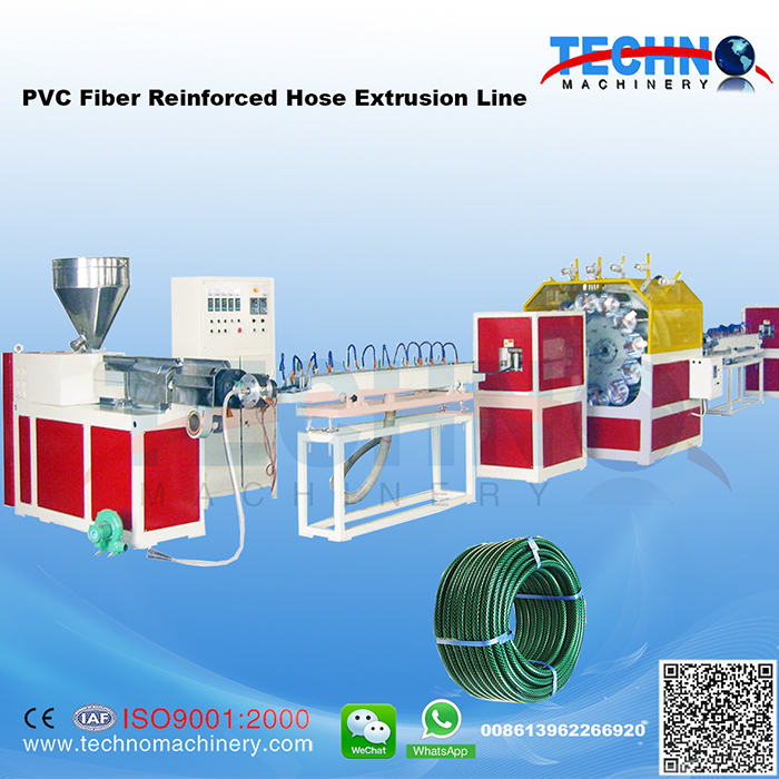 PVC Fiber Reinforced Hose Extrusion Line