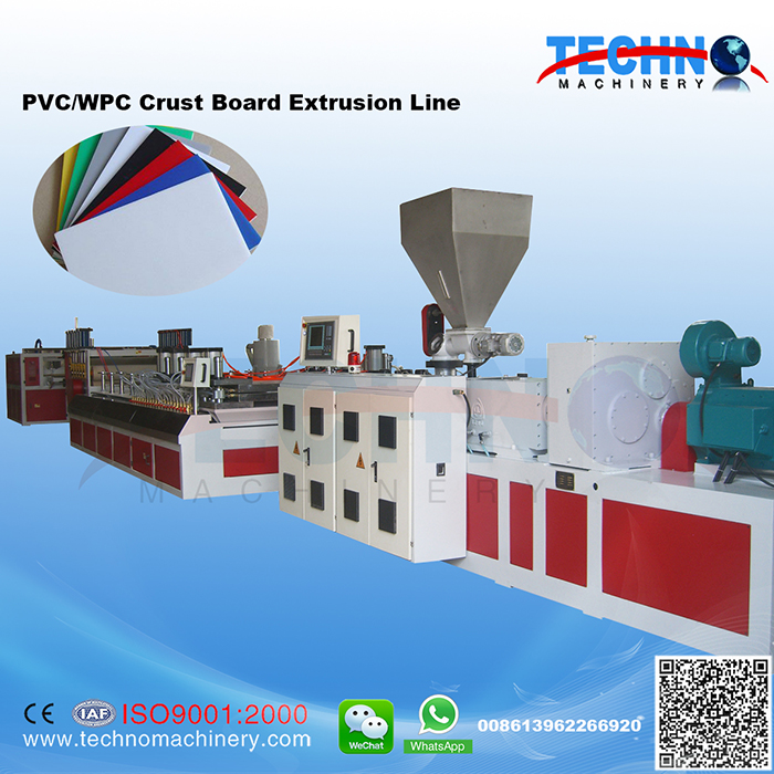 PVC Skinning and Foaming Plate Extrusion Line