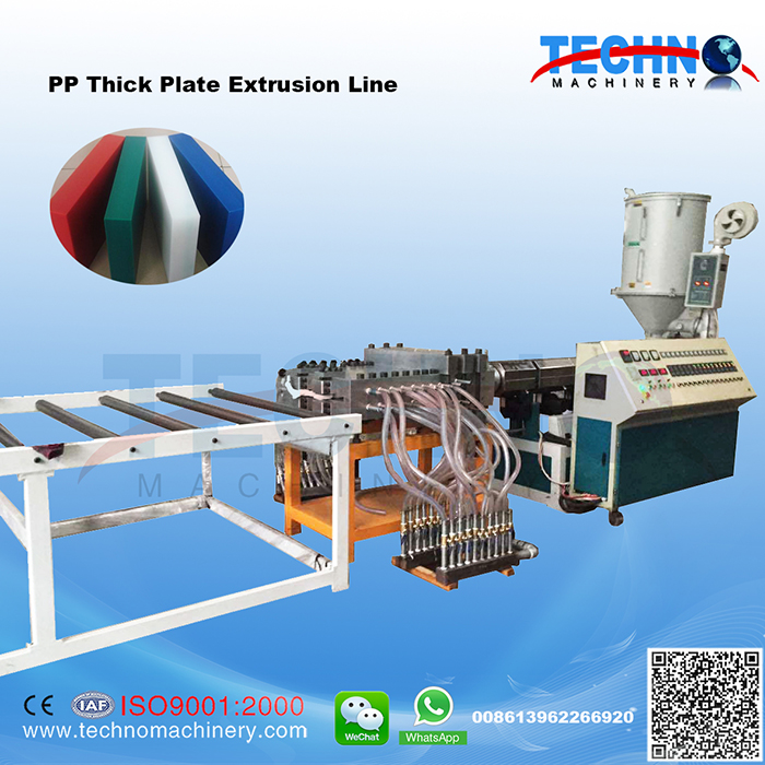 POM/PE/PP/PA/PPS/PEEK Thick Board Extrusion Line