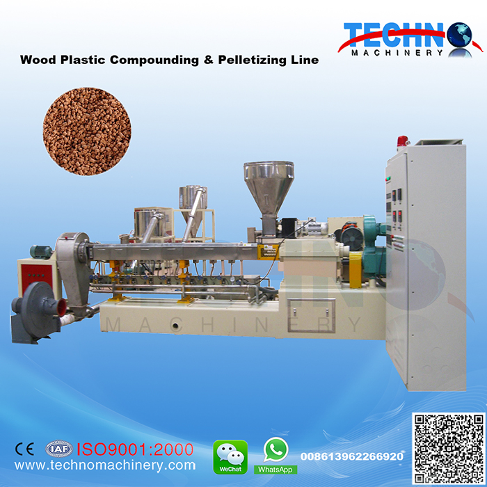 Wood Plastic Compounding & Pelletizing Line