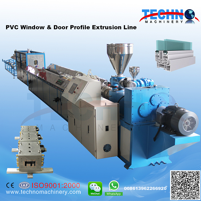 PVC window & Door Profile Extrusion Line