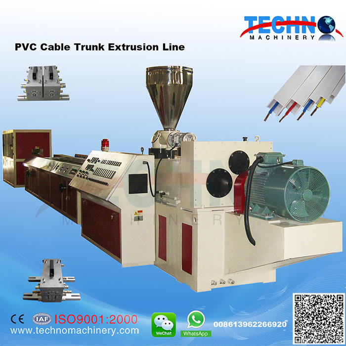 PVC Cable Trunk Extrusion Line