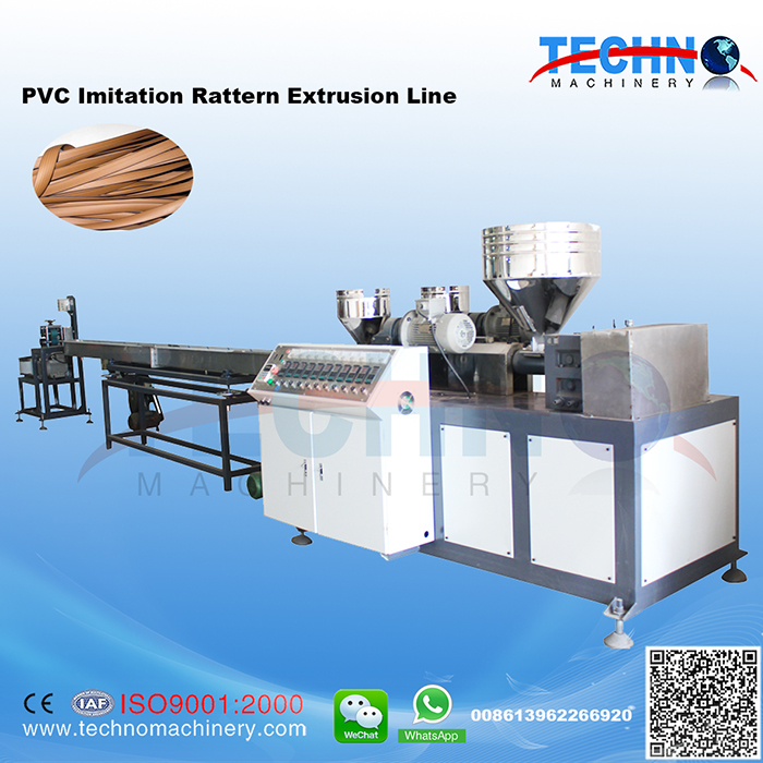 PVC Artifical Rattan Extrusion Line