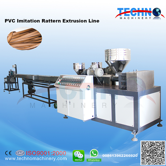 PVC Artifical Rattan Extrusion Line