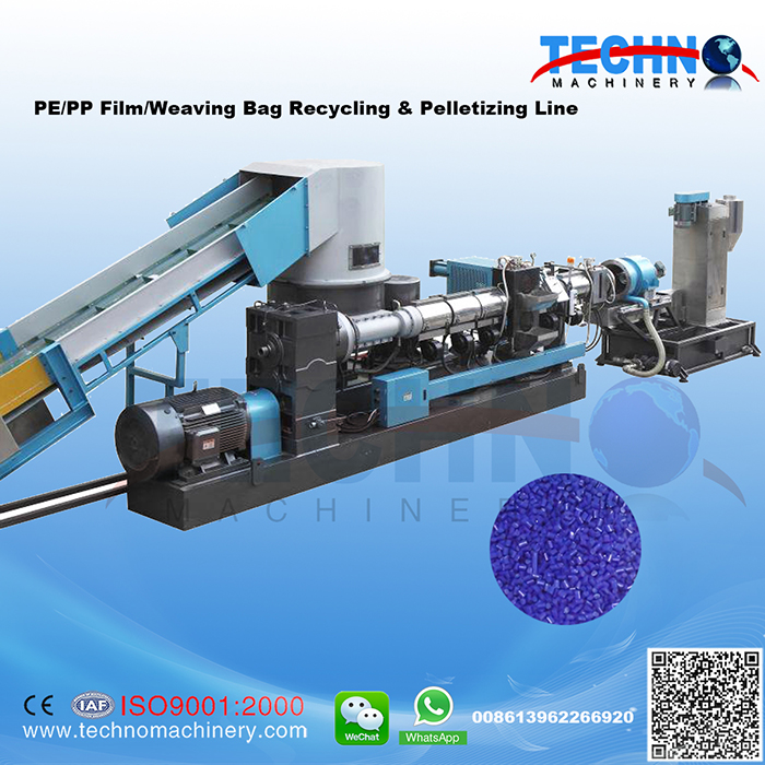 PE PP Compacting/Agglomerating & Pelletizing Line