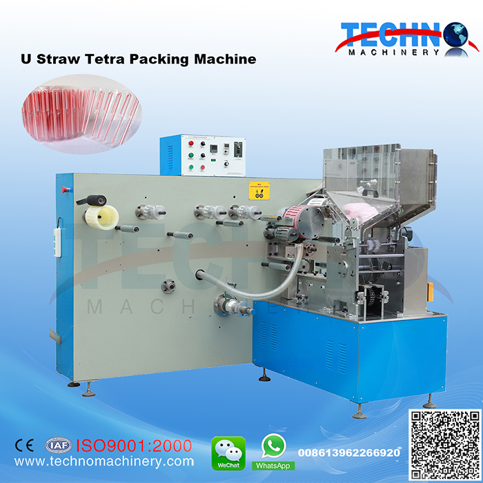 Full Auto U shape Straw Packing Machine