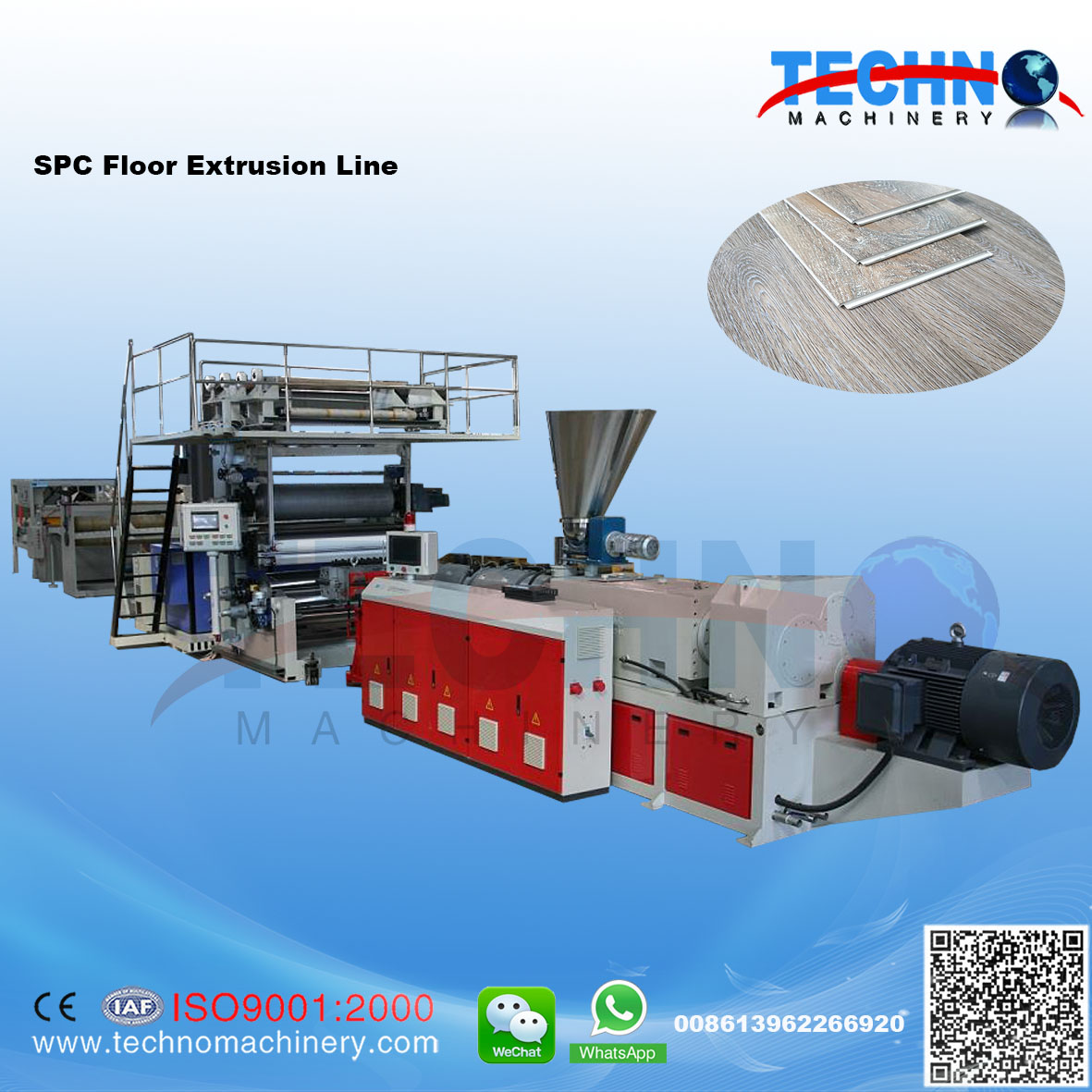 Advanced SPC Flooring Extrusion Line
