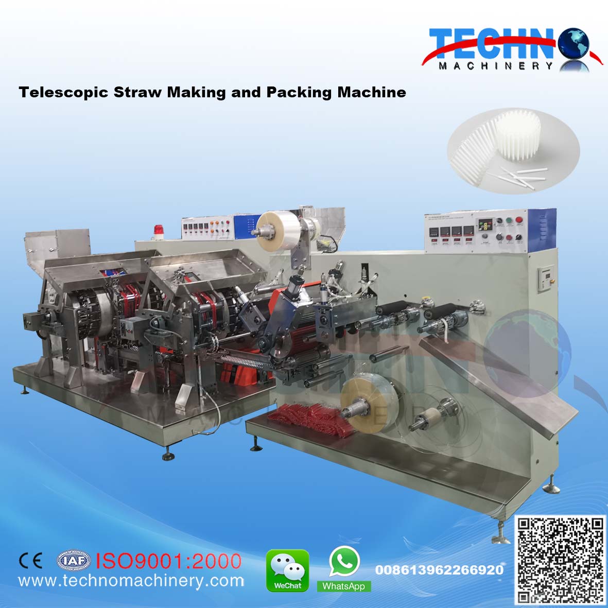 TELESCOPIC STRAW MAKING MACHINE